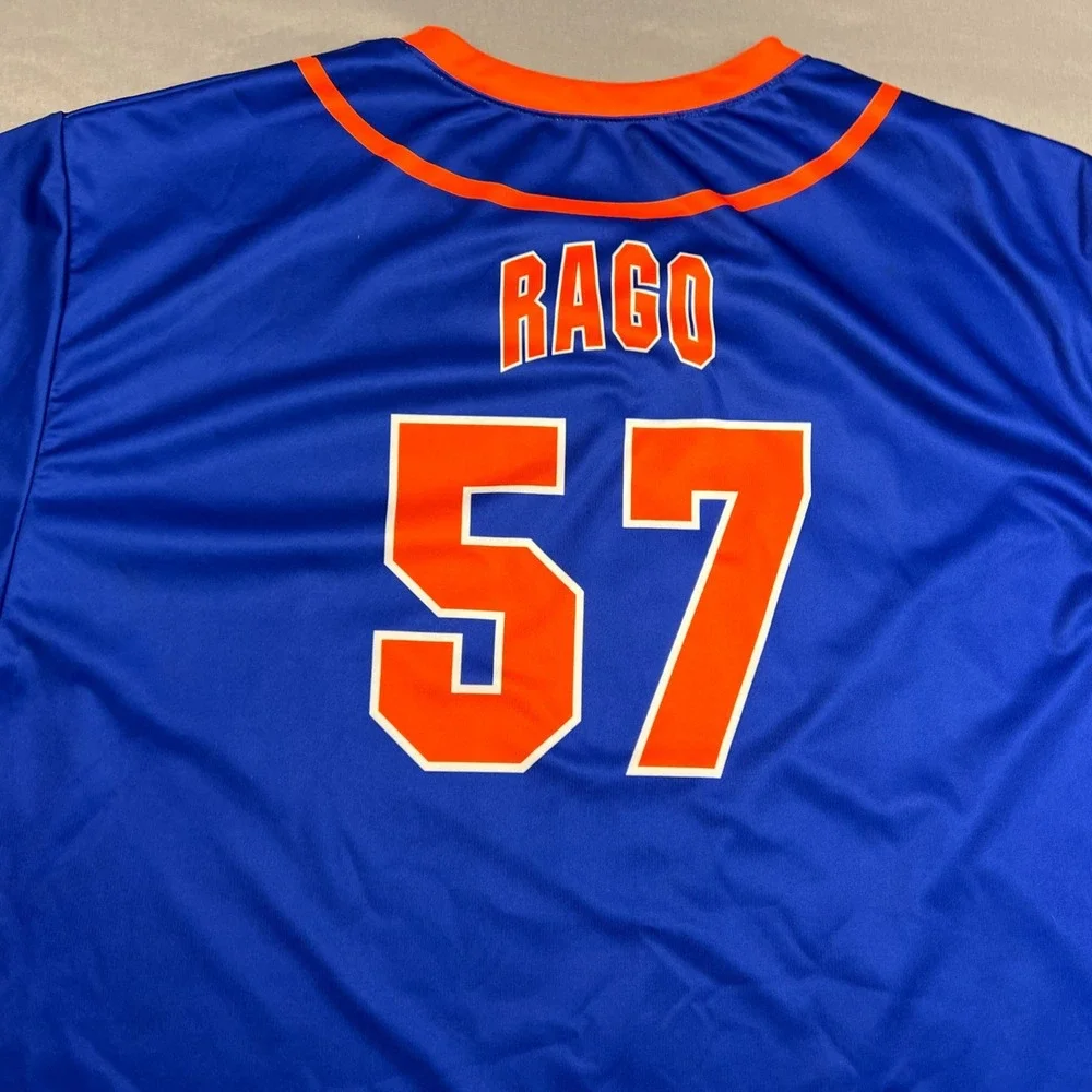 MLB New York Mets Jersey Shirt Mens XL Blue Little League Pullover Top
